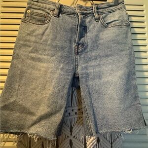 WE THE FREE Bermuda Denim Shorts Sz 26